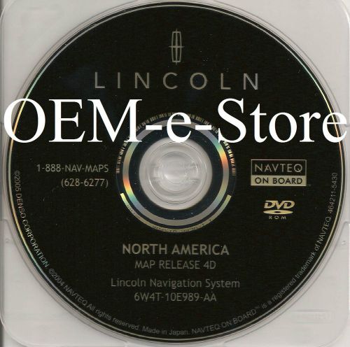 4d update 2003 2004 2005 2006 lincoln navigator aviator ls navigation dvd map