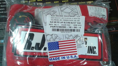 Rjs racing 30298-18-06-4 5pt cam lock safety harness seat belts sfi 2016