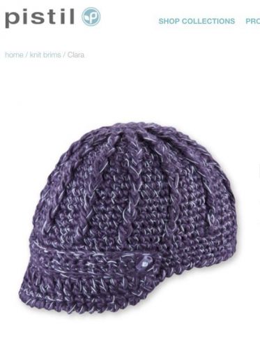 Women's pistil clara brim beanie "beautiful purple" reduced price