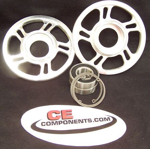 Billet idler wheels 6" skidoo / actic cat / polaris / yamaha   snowmobile