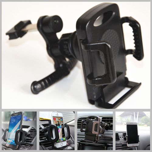 Universal 360 car air vent mount cradle holder stand for iphone cell smartphone