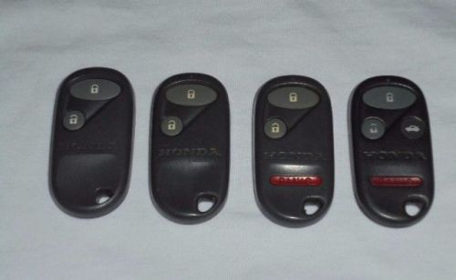 Lot of 4 honda remote keyless entries for accord civic prelude &amp; others