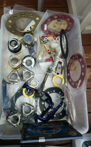 Lot of racing kart parts