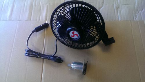 Golf cart fan | universal | socket included 6 inch | ezgo | club car | yamaha