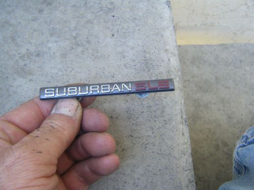 1989 90 91 chevy surburban silverado sle dash emblem