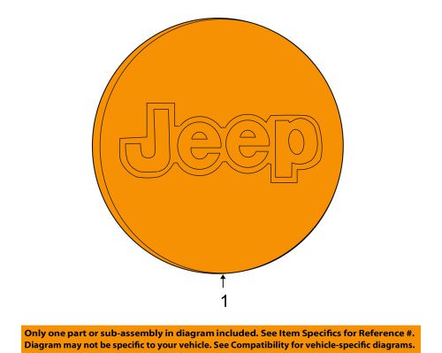 Jeep chrysler oem 2012 liberty wheels-center cap 5ht59rxfac