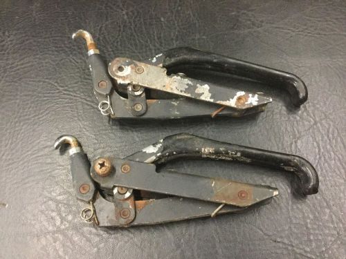 Vw aircooled beetle convertible top latch set   68-79  used german  #12