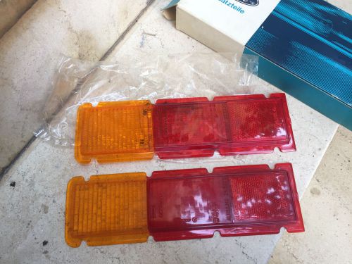 Ford escort / capri mk1 nos pair rear light lenses - taillight genuine