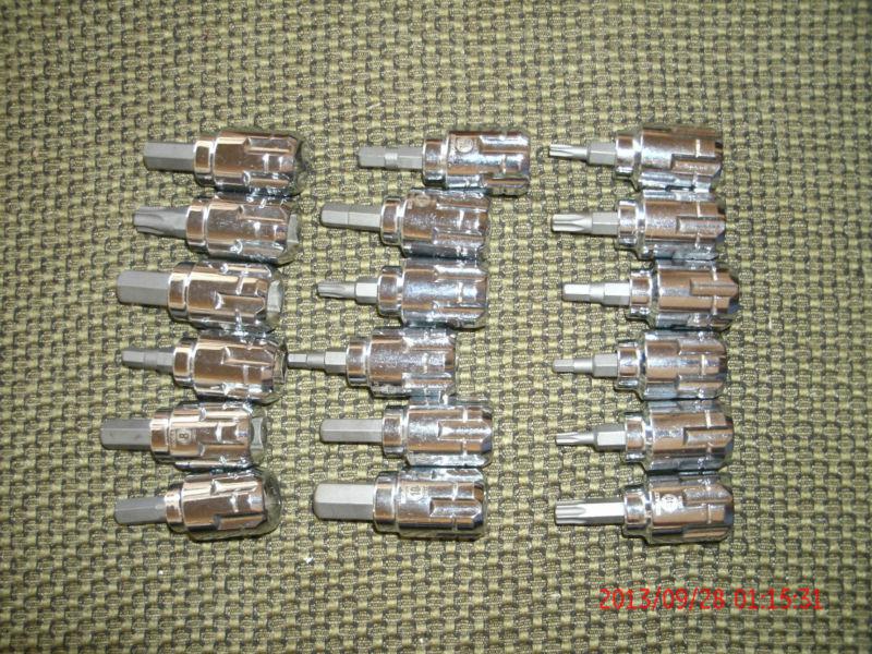 Kobalt hex star mixed lot socket ratchet