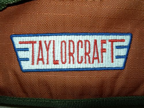 Taylorcraft logo/taylor cub/bc-12d "new all black" !!!!! tool roll