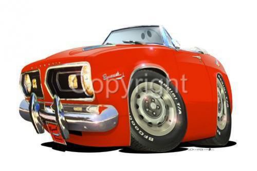1967 plymouth barracuda convertible cuda cartoon tshirt #6827 cartoontees auto