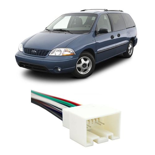 Ford windstar 1999-2003 factory stereo to aftermarket radio harness adapter