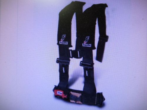 Dragonfire 3 inch 4 point seatbelt harness restraints black