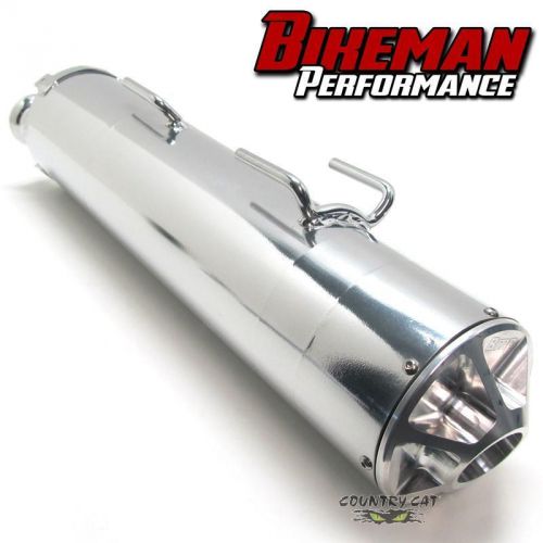 Bikeman performance 2-into-1 slip-on exhaust - arctic cat 2012-2015 wildcat