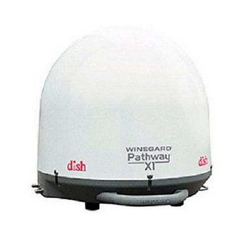 Rv trailer camper electronics pathway x1 portable antenna white winegard pa-2000
