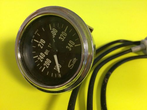 Vintage sun oil temperature gauge