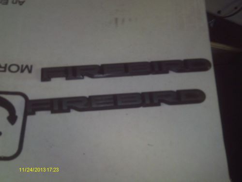 82 83 84 85 86 87 firebird brush fenders emblems
