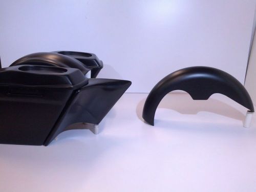 Harley davidson extended stretched saddlebags, lids, side panels, fenders 96-08