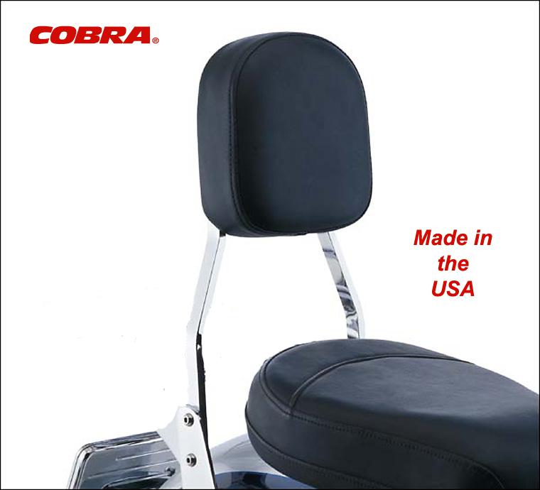 Honda spirit 750 (2001-07) cobra chrome standard sissy bar 02-5116 - nib