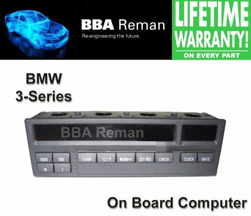 Bmw 3-series check control module / on board computer repair service 3 series