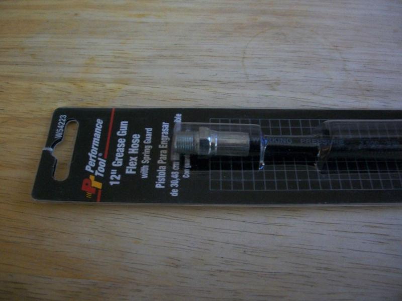 Brand new 12" grease gun flex hose by performance tools