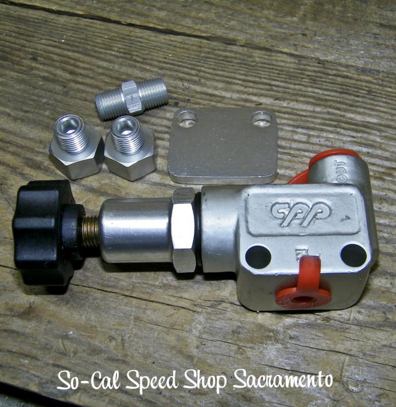 Sell CPP ADJUSTABLE PROPORTIONING VALVE BRAKES HOT ROD RAT STREET