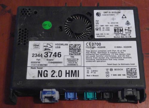14 15 chevy impala oem 2.0 hmi module 23443746