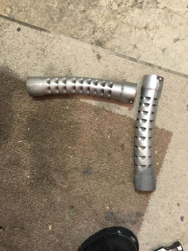 Harley chopper motorcycle 2&amp;1/4" radius baffles