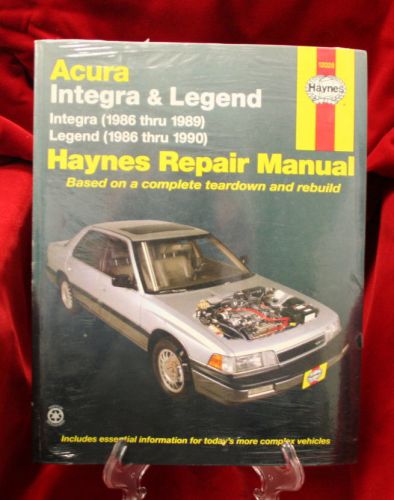 Haynes - acura integra (1986-89) &amp; legend (1986-90) repair manual