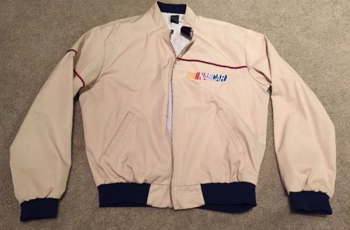 Vintage nascar racing zip up collar cover  windbreaker lined nascar indy