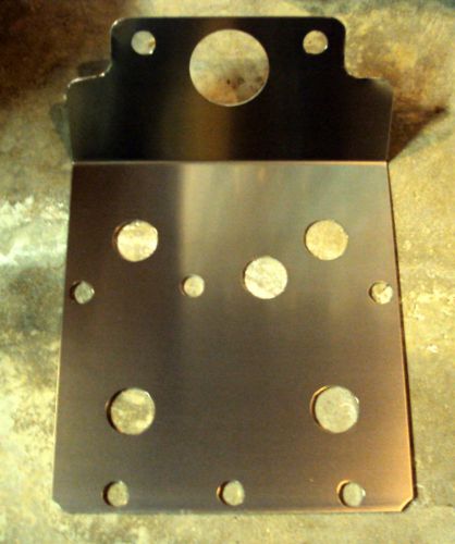 Yamaha rhino front skid plate 2006 thru 2013 450 660 700 utv atv guard wow