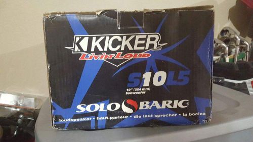 10&#039; kicker solo-baric l5