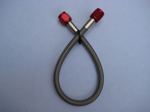 Nos/nitrous/nx/zex/holley/big-pro shot-cheater 4an x 4an x12" red line/hose kit