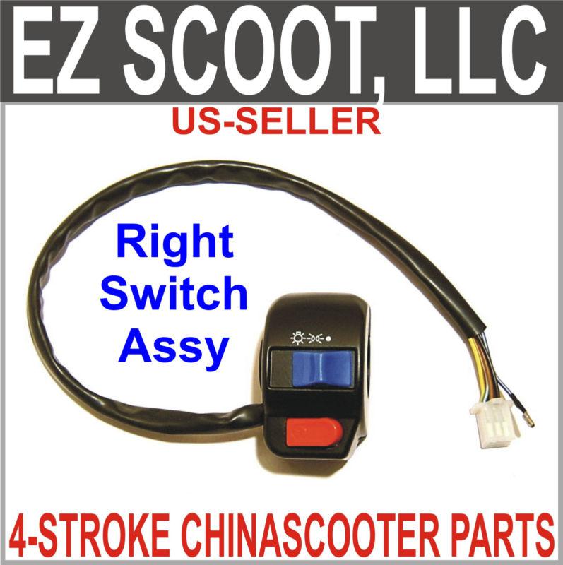 Right handlebar control switch for chinese scooter 50-250cc gy6 4stroke boatian