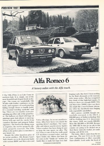 1979 alfa romeo 6 - classic article d44