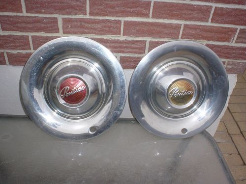 Lot of 2 1949 -1950  pontiac hubcap hub cap original