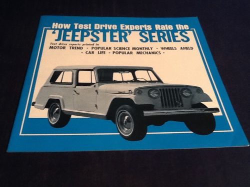 1967 jeepster series jeep sales brochure vintage original