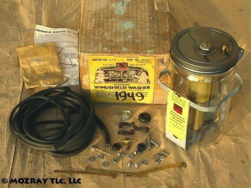 Gm windshield washer unit deluxe_special fleetline_styleline 1949 nos