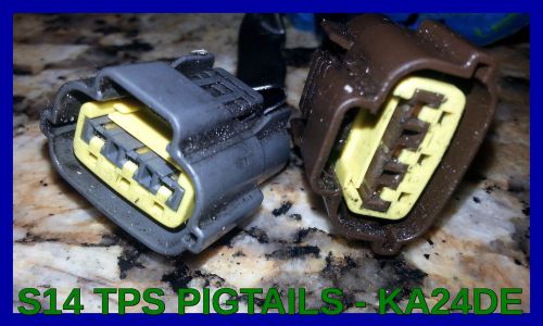 1995 - 1998 nissan 240sx tps pigtail connector throttle position s14 oem ka24de