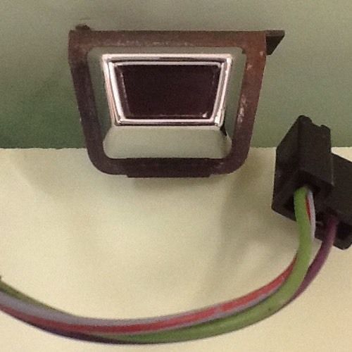 Nos 1967 1968 1/2 seatbelt seat belt warning light wiring instrument panel