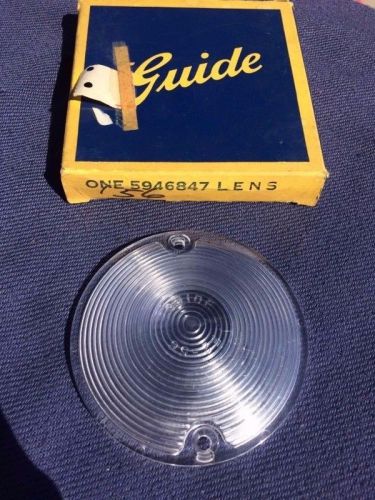 1956 pontiac chieftain star chief  nos guide parking light lamp lens