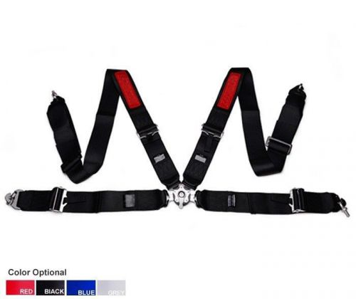 New 1 seat 3" 4 point camlock racing seat belts safety harness