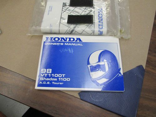 Honda owners manual 98 vt1100t shadow 1100 a.c.e tourer 00x31-mbc-6000 new