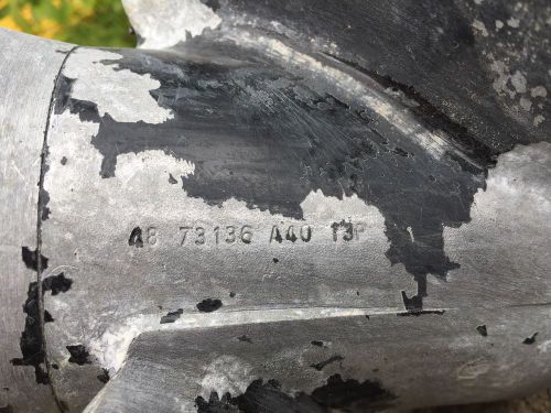 Mercury mariner quicksilver propeller 13p 10 3/8 diameter