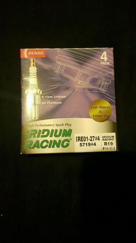 Denso iridium racing spark plugs ire01-27 ire0127 5719 set of 4