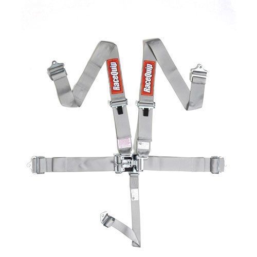Racequip 711061 platinum latch and link 5 point auto racing harness set (sfi