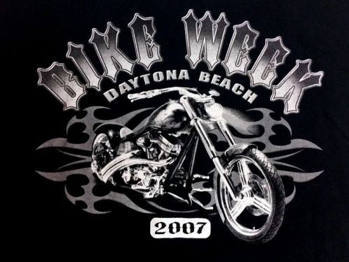 Daytona beach bike week rally 2007 - t-shirt - size medium