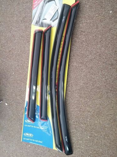 194930 avs in-channel ventvisor 4 pc smoke for ford edge 2015-2016