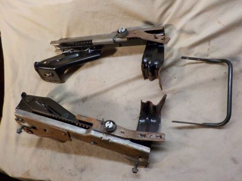 97-01 jeep cherokee xj drivers left front manual seat slider track adjuster xj7