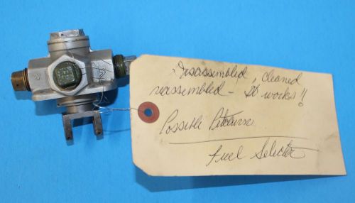 Vintage aircraft fuel selector, shutoff valve, 1930&#039;s, possibly pitcarin